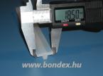 Szilikon T profil 18,5x8,5 mm